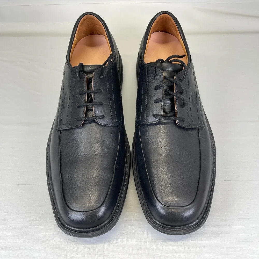 Dr. Comfort Classic Oxford Shoes Mens Size 11.5 M Black Leather Lace Up Dress